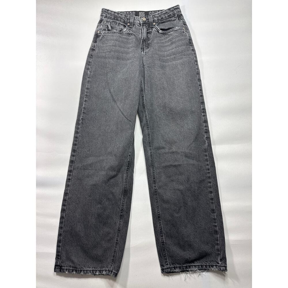 BDG Urban Outfitters Women's Wide Leg Gray Denim Jeans - Size 25 (25x30)